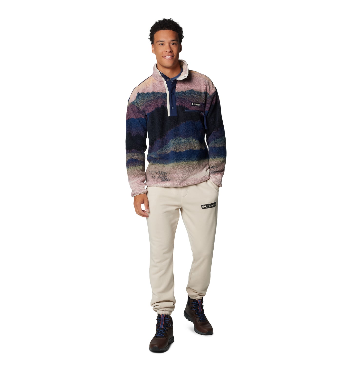 Men's Helvetia™ II Sherpa Half Snap Printed Fleece