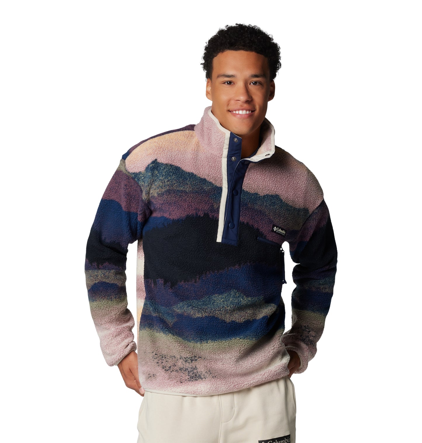 Men's Helvetia™ II Sherpa Half Snap Printed Fleece