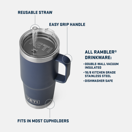 Rambler Straw Mug